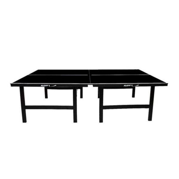 Mesa de ping pong mdp 15mm 1087 klopf cor preta c/ rodas, suporte