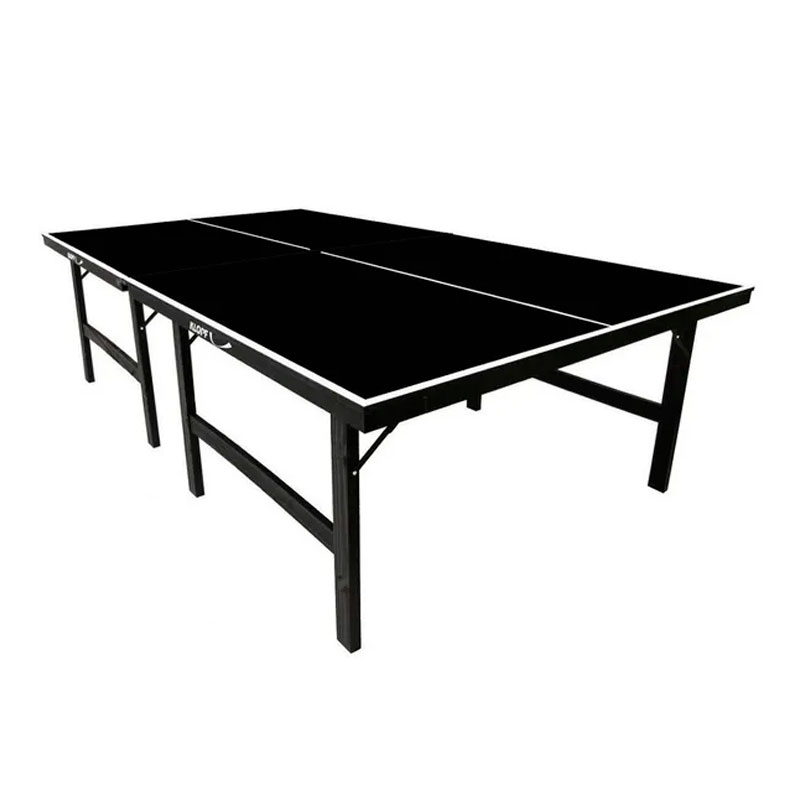 Mesa de ping pong mdp 15mm 1087 klopf cor preta c/ rodas, suporte