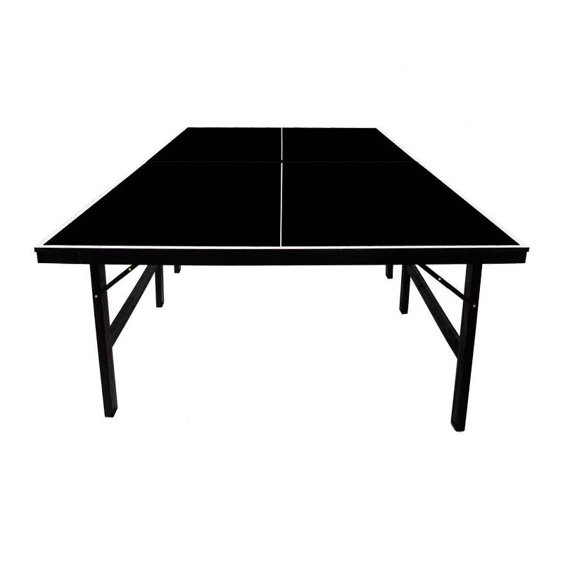 Mesa de ping pong mdp 15mm 1087 klopf cor preta c/ rodas, suporte
