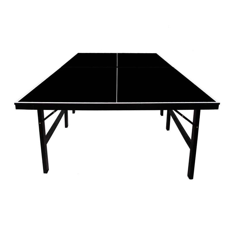 MESA DE TÊNIS DE MESA ( PING PONG ) COR PRETA DE 15 MM DE MDF. CLOCKSPORT